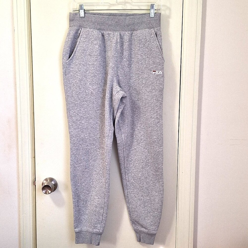 FILA Joggers High Rise Sweatpants Gray Size S